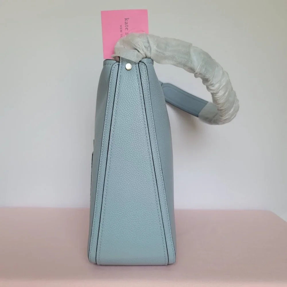 KATE SPADE Hudson Pebbled Leather Large Hobo Bag- Ocean Beach color π$198.β - Picture 8 of 16